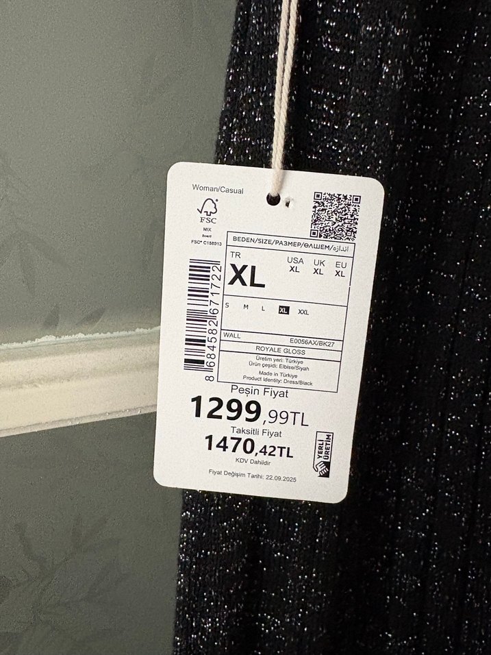 Siyah Triko Uzun Pilili Kadın Elbise - Görsel 4