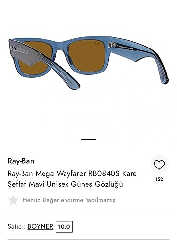  Beden Ray ban gözlük