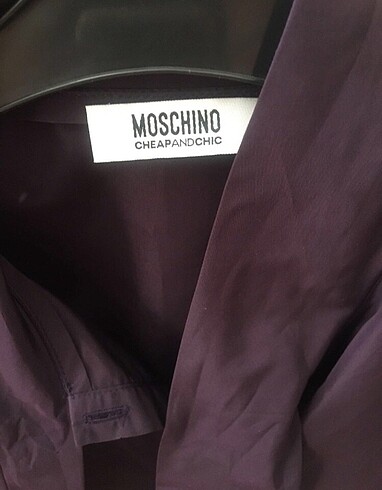 s Beden mor Renk Moschino gömlek