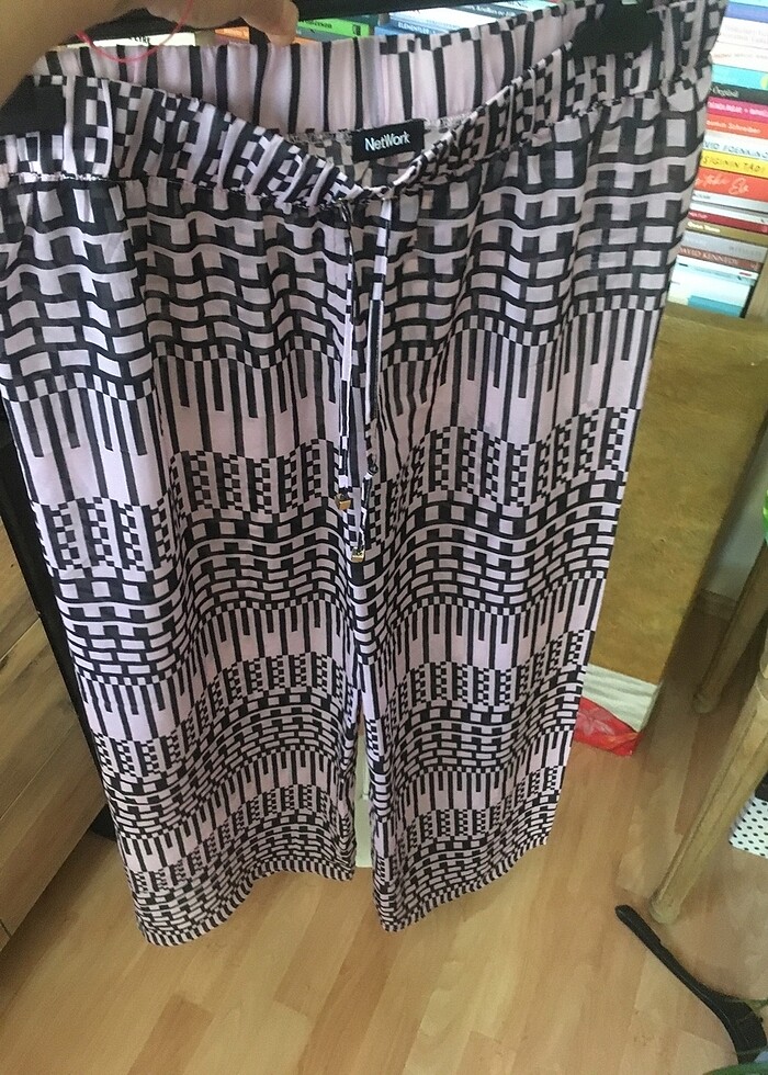 Network şifon pantolon - Görsel 3