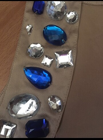 m Beden camel Renk Moschino bluz