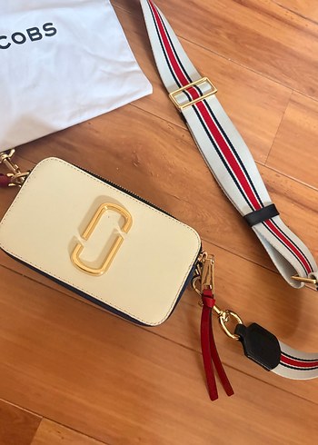 Beyaz Deri Marc Jacobs snapshot Çanta Beymenden alınmıştır. - Görsel 3