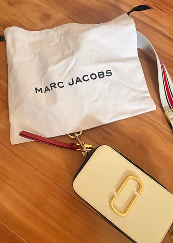 Beyaz Deri Marc Jacobs snapshot Çanta Beymenden alınmıştır. - Görsel 4