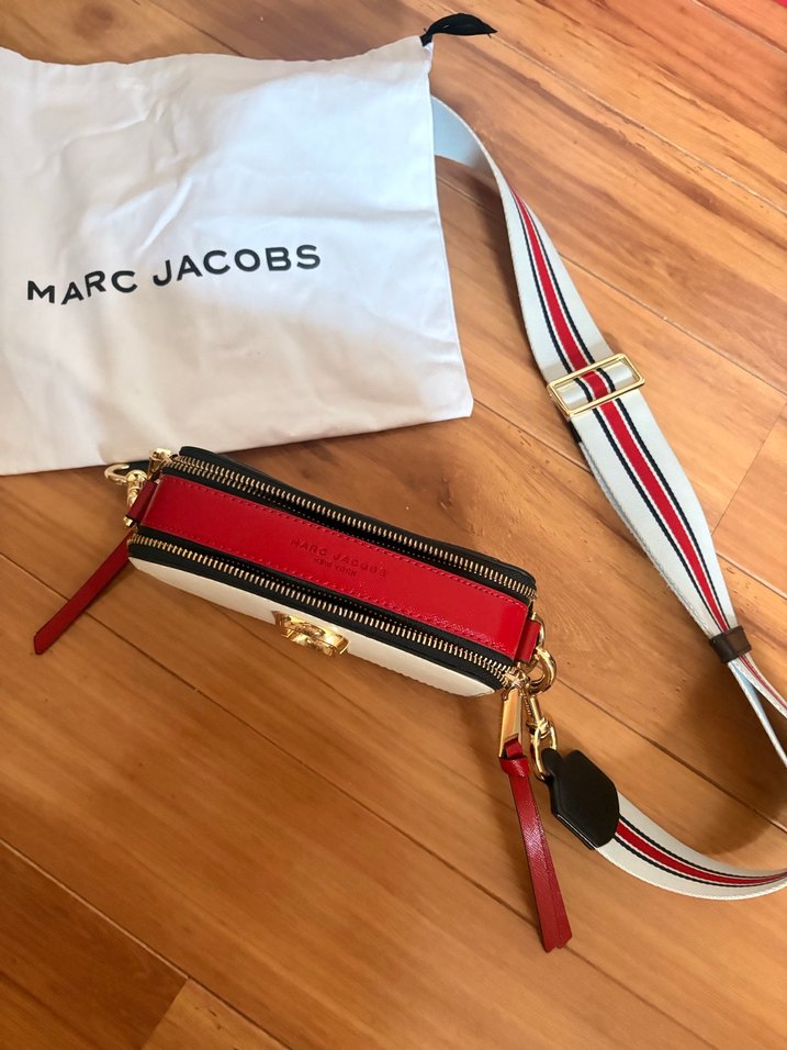 Beyaz Deri Marc Jacobs snapshot Çanta Beymenden alınmıştır. - Görsel 5