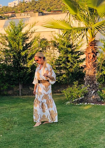 Vintage Love Uzun Elbise %70 İndirimli. - Görsel 6