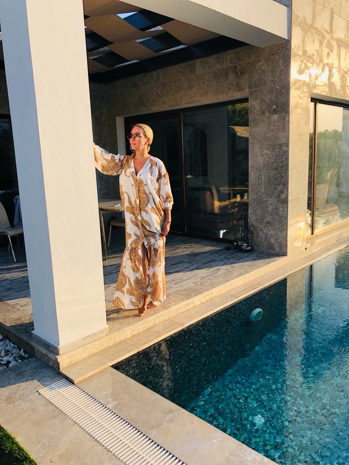 Vintage Love Uzun Elbise %70 İndirimli. - Görsel 5