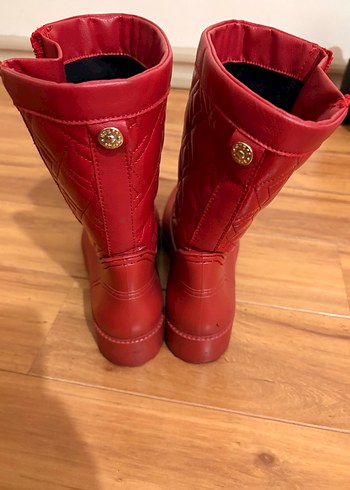 38 Beden kırmızı Renk Guess Kırmızı Kadın Blok Topuklu Bot orijinal guess
