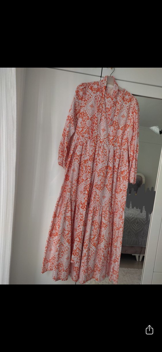 Bohem Tarz Uzun Salaş Kadın Elbise - Görsel 3