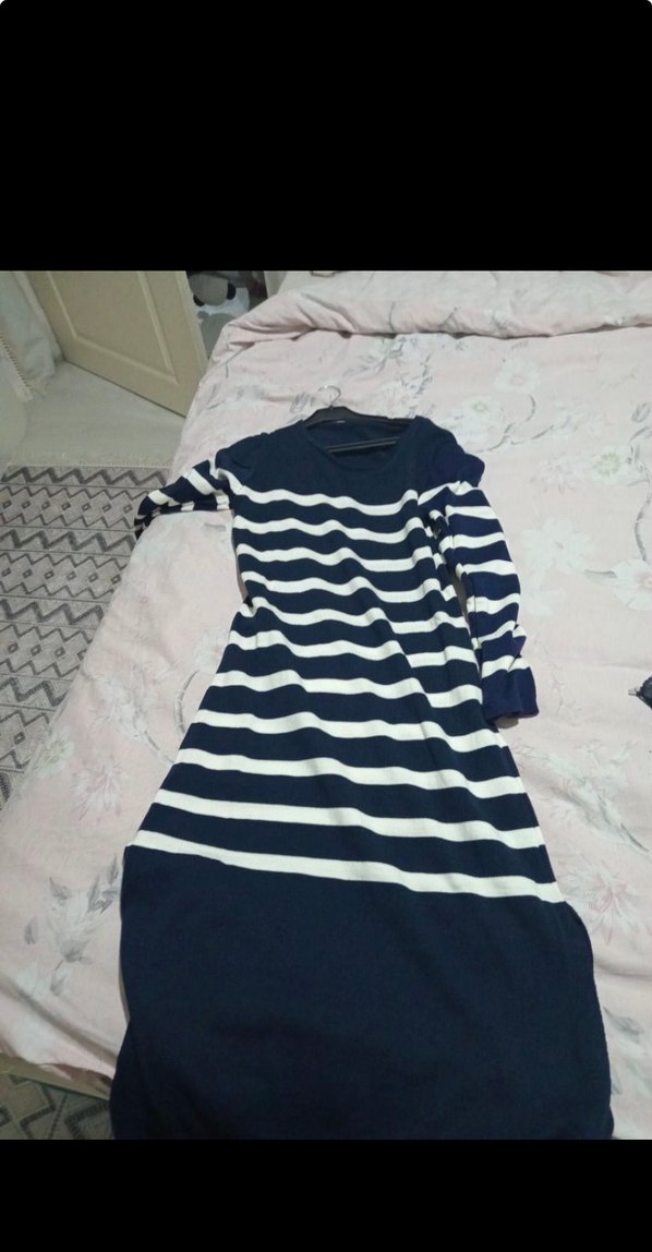 Uzun Kollu Günlük Elbise - Görsel 2