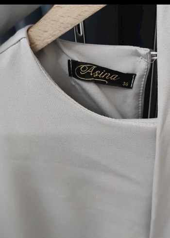 Bej Kısa Paça Kadın Kumaş Pantolon ikili takım - Görsel 2