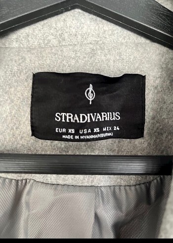 Gri STRADIVARIUS kaban - Görsel 2