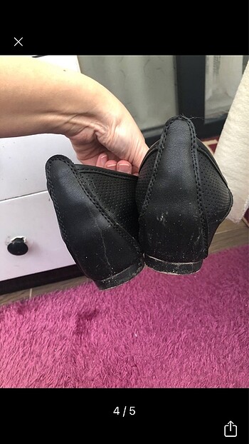 37 Beden siyah Renk Siyah dolgu topuk ayakkabı