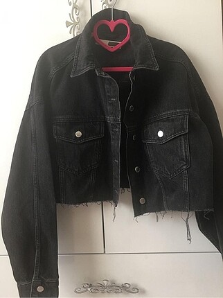 Topshop Mevsimlik Siyah Kot Ceket