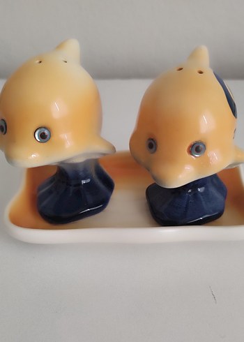 Mavi Nazar Boncuğu Figürlü Dalyan Balığı tuzluk - Görsel 3