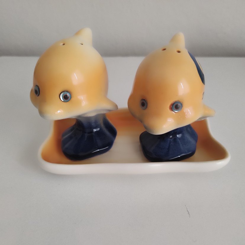 Mavi Nazar Boncuğu Figürlü Dalyan Balığı tuzluk - Görsel 3