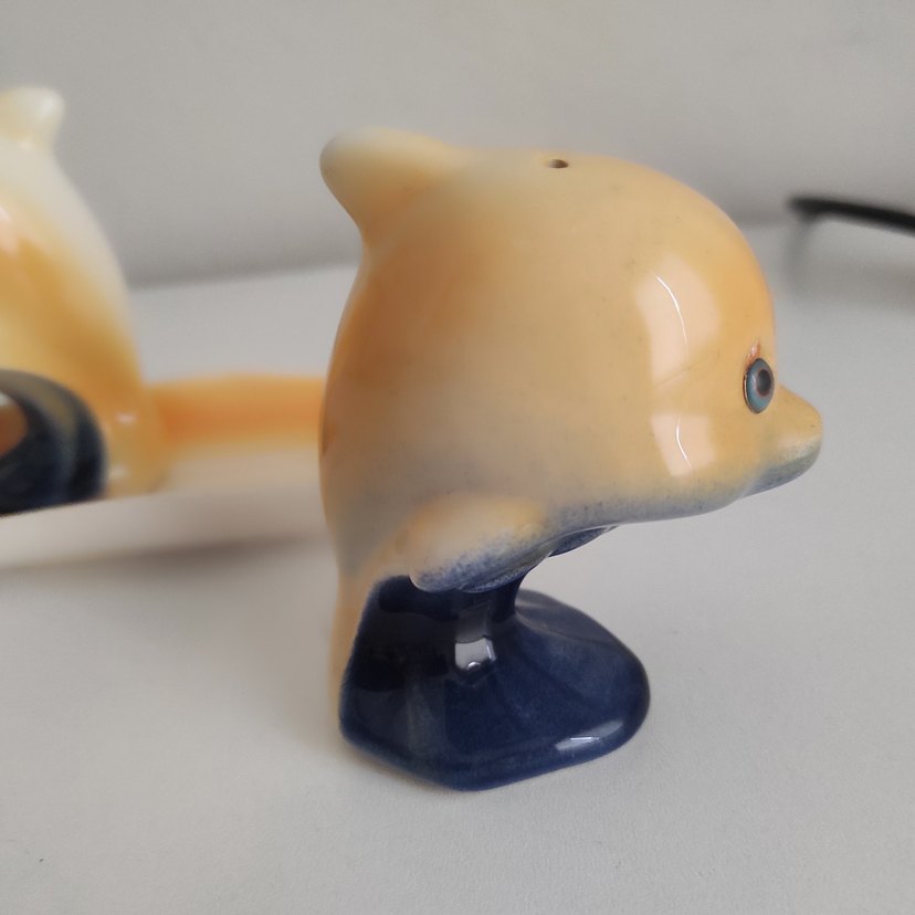 Mavi Nazar Boncuğu Figürlü Dalyan Balığı tuzluk - Görsel 2