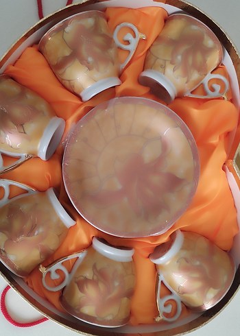 Yamasen 12 Parça Altın Kaplama Porselen Fincan Seti - Görsel 4