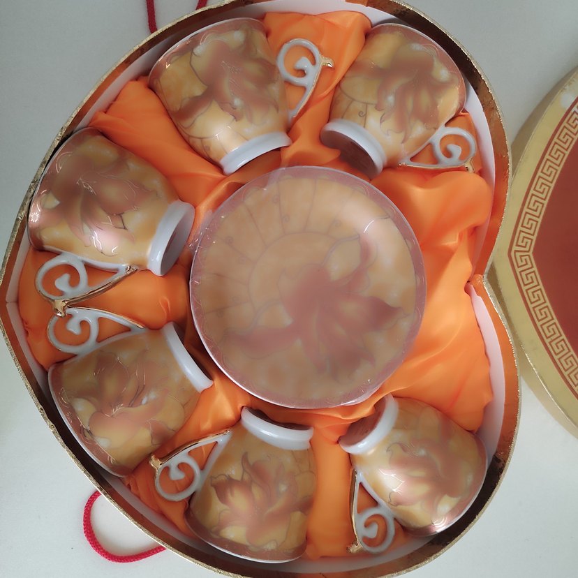 Yamasen 12 Parça Altın Kaplama Porselen Fincan Seti - Görsel 4