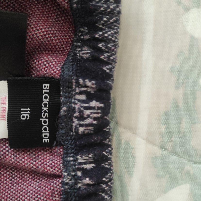 Kız Çocuk 6 yaş lacivert Uzun Kollu Baskılı Tişört - Görsel 3