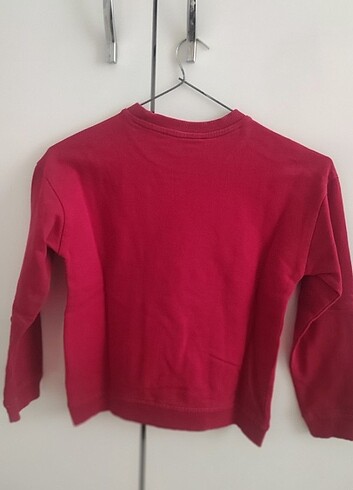 6 Yaş Beden Kırmızı sweatshirt
