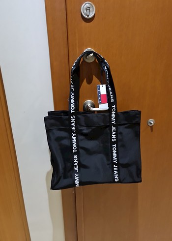Siyah Bantlı Tommy Jeans Kadın Çanta