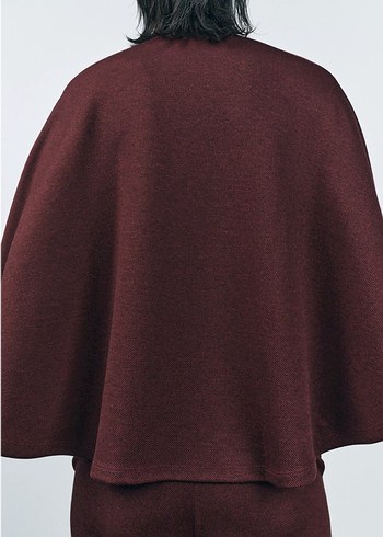 s Beden Bordo pelerin