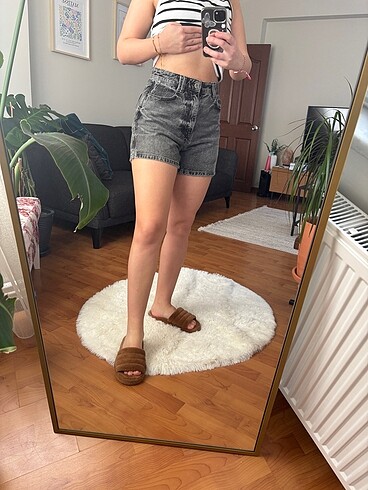 Zara mom jean şort