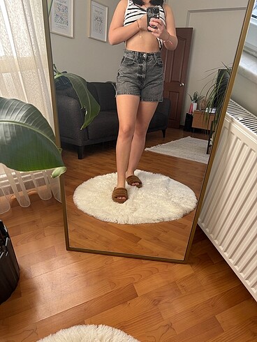 Zara Zara mom jean şort