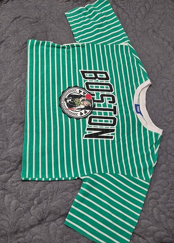 Defacto NBA Boston Celtics Yeşil Tişört - Görsel 5