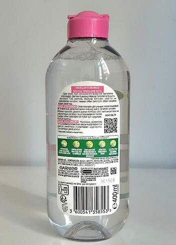 Garnier Sıfır Garnier Makyaj Temizleme Suyu