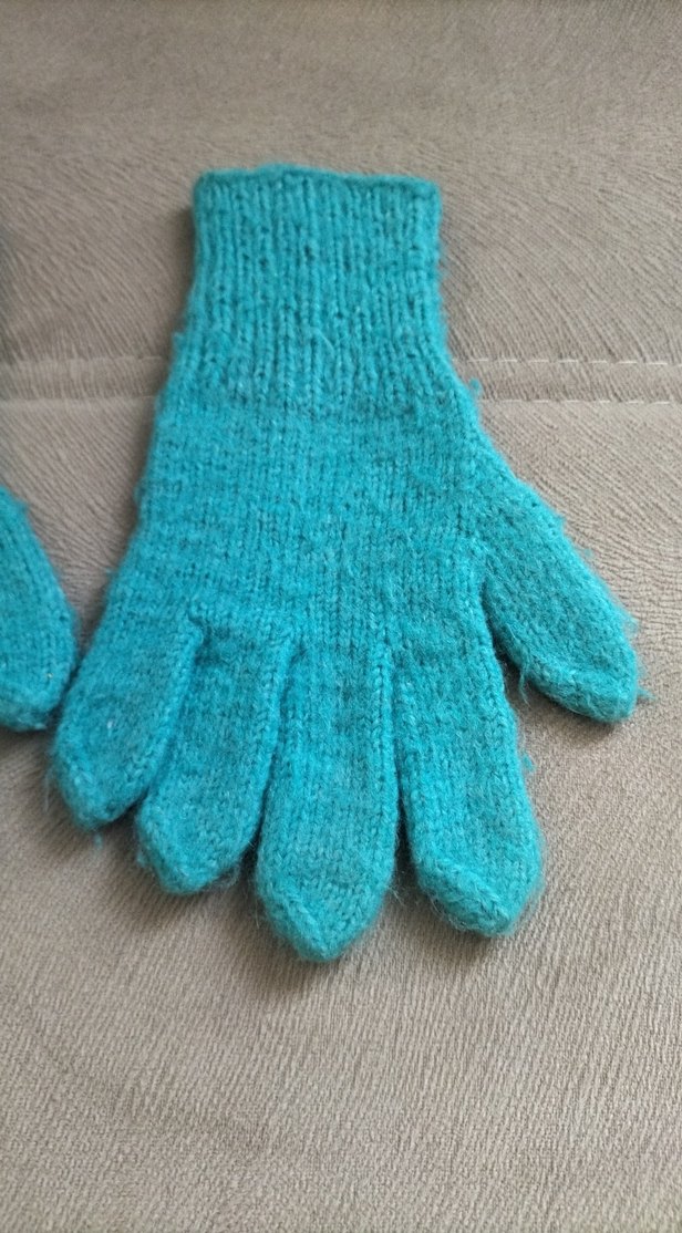 El örgüsü çocuk eldiveni - Görsel 2