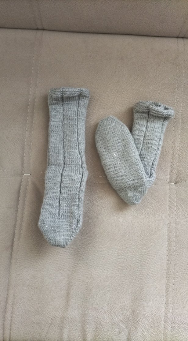 Gri Erkek Çocuk Çorap. - Görsel 4