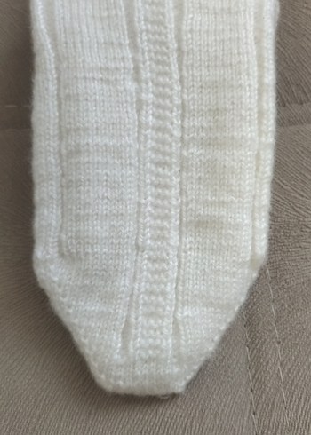 Beyaz Erkek Çorabı - Görsel 5