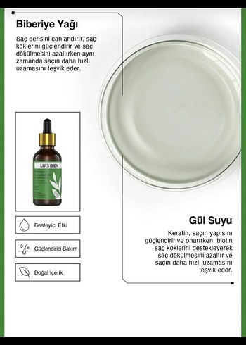 Diğer Luisbien Biotin & Keratin Özlü Saç Serumu 30 ml