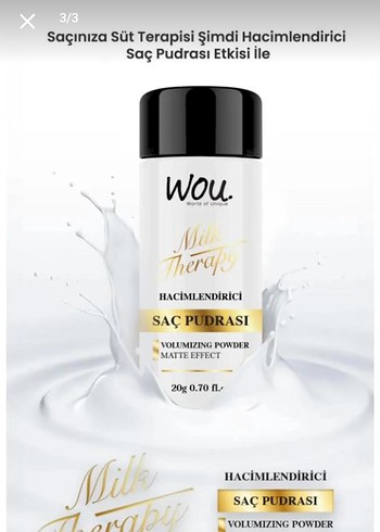 Wou Vegan Saç Pudrası 20 gr - Görsel 2