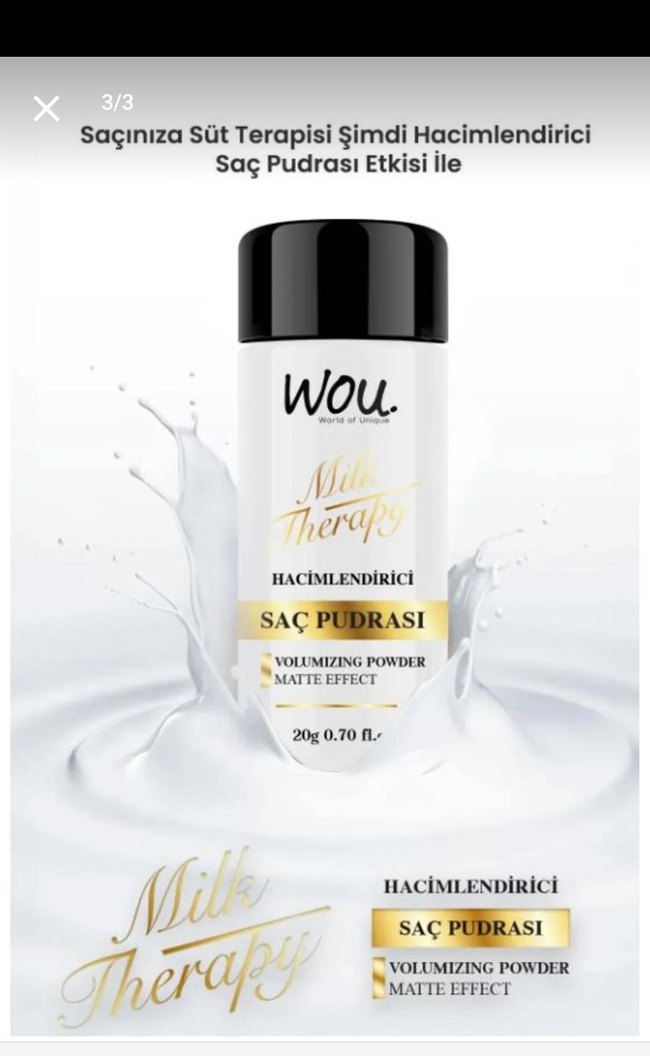 Wou Vegan Saç Pudrası 20 gr - Görsel 2