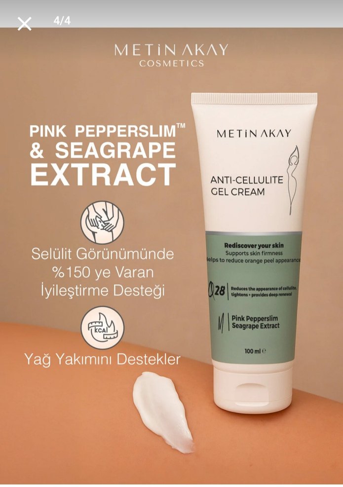 Metin Akay Selülit Karşıtı Jel Krem 100ml - Görsel 3