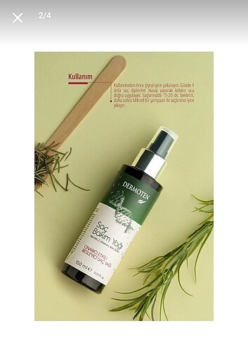 Dermoten Saç Bakım Yağı - Görsel 2