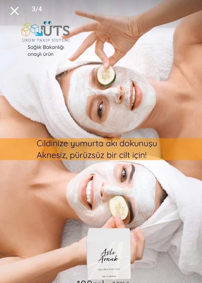 Aslı Arnak Yumurta Akı Maskesi  - Görsel 2