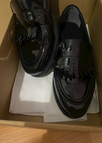39 Beden Siyah Kadın Loafer