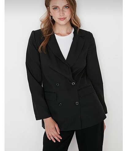 Siyah blazer