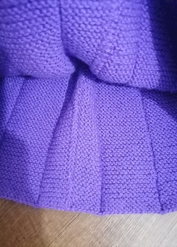 Mor Triko Kız Çocuk etek - Görsel 3