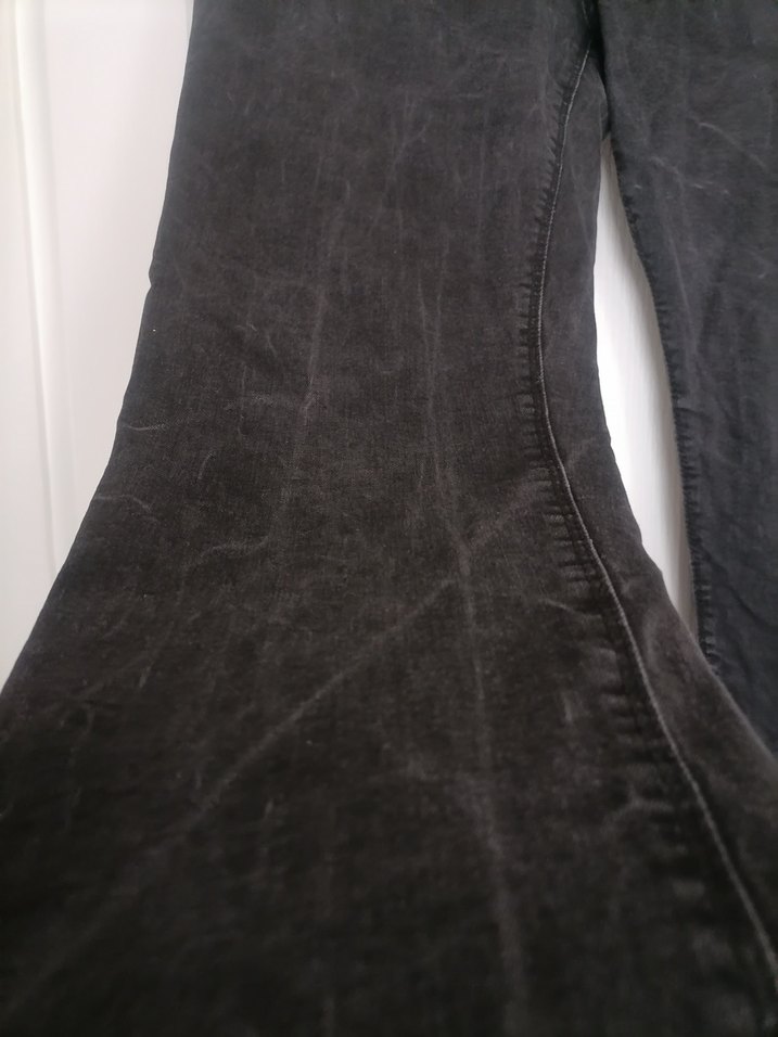 Erkek Siyah Denim Regular Fit Pantolon - Görsel 2