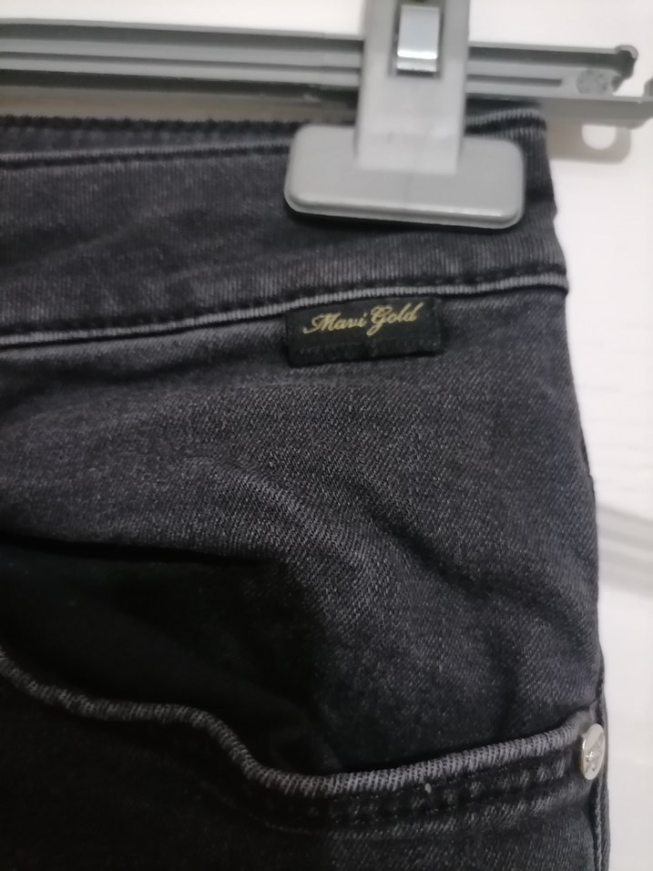 Siyah  Denim Pantolon - Görsel 3