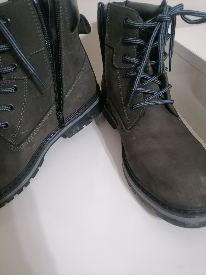 Gri Süet Erkek Botlar - Görsel 4