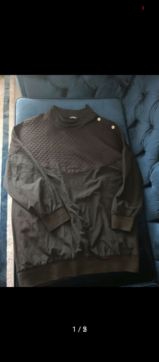 Kadın Siyah Düğmeli Balıkçı Yaka Ceket missemramis marka - Görsel 2