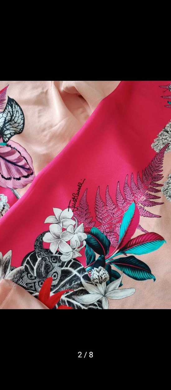 Pembe Bohem Desenli Uzun Kadın Pantolon - Görsel 2