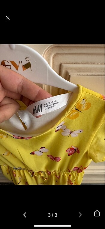 8 Yaş Beden H&M kız çocuk elbise