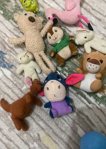 Beden Renkli Pastel Peluş Oyuncak Seti