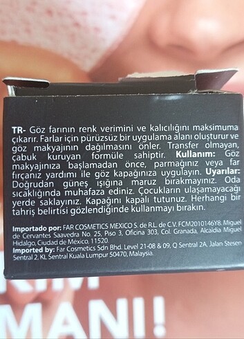 Beden Göz Farı Bazı